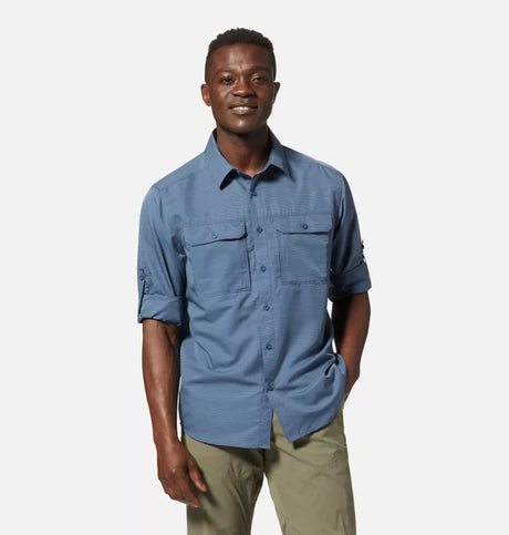 Mountain Hardwear Mens Canyon Long Sleeve Shirt - Zinc