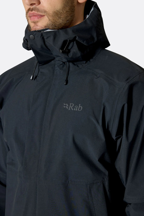 Rab Mens Firewall Waterproof Jacket - Light Khaki