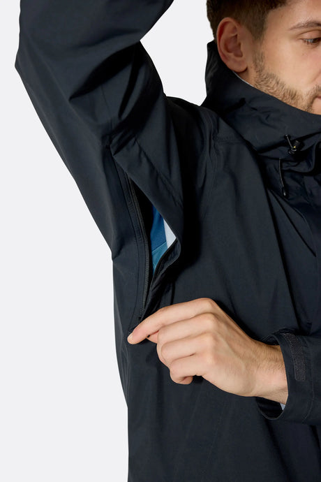 Rab Mens Firewall Waterproof Jacket - Light Khaki