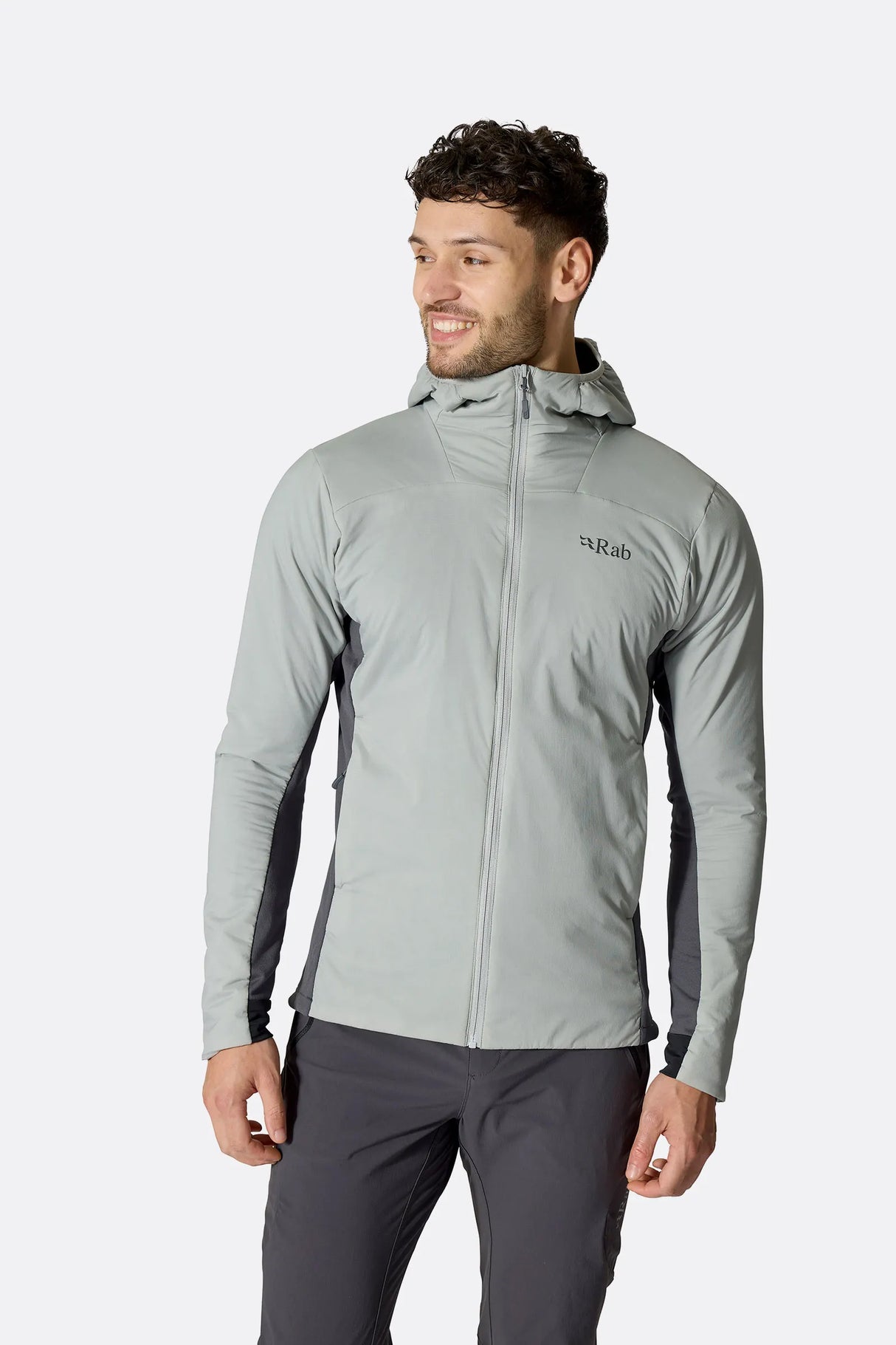 Rab Mens Xenair Alpine Flex Insulated Jacket - Light Zinc