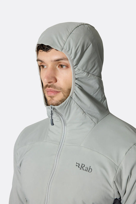 Rab Mens Xenair Alpine Flex Insulated Jacket - Light Zinc