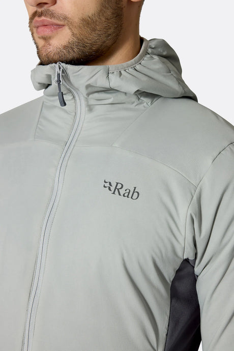 Rab Mens Xenair Alpine Flex Insulated Jacket - Light Zinc