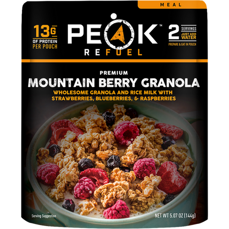 Peak Refuel Mountain Berry Granola Breakfast Meal Mtn berry granola