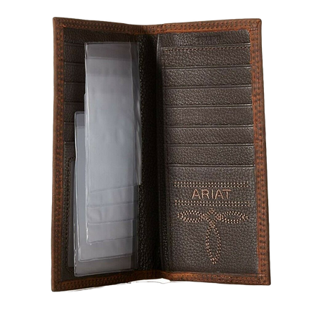 Ariat Triple-Stitch Bifold Rodeo Leather Wallet