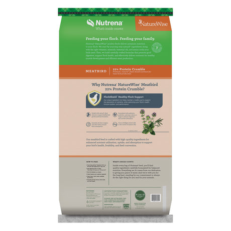 Nutrena Feeds NatureWise Meat Bird Crumbles 22%