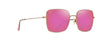 Maui Jim Lipine Sunglasses, Rose Gold/sunrise/mirror Gld/sunrise/mirror