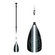 Bote 3-piece Sup Paddle Aluminum Black Black