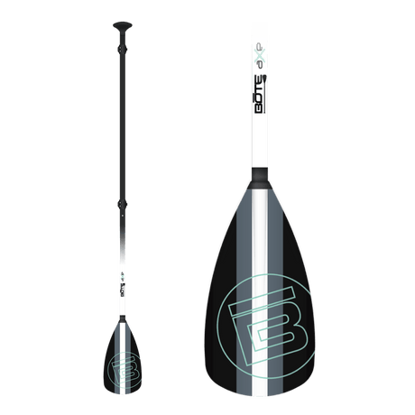 Bote 3-piece Sup Paddle Aluminum Black Black