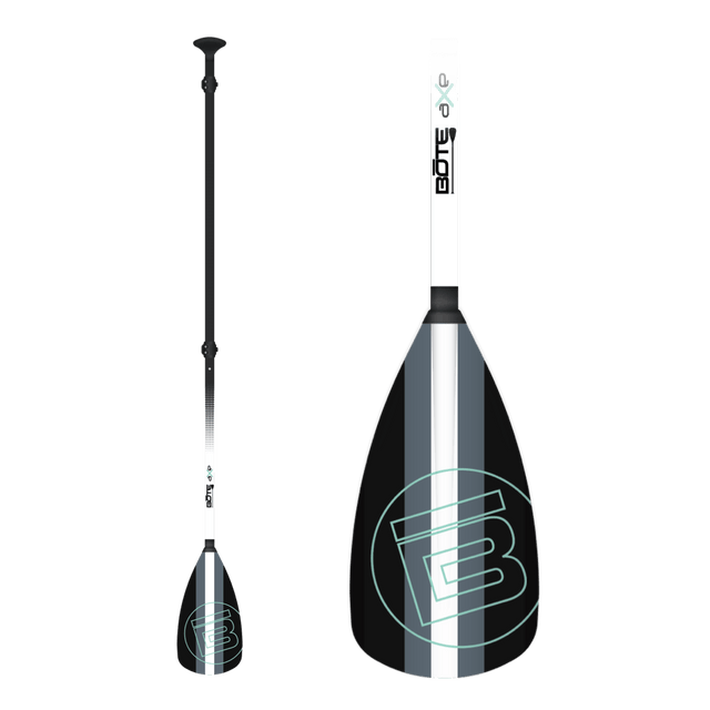 Bote 3-piece Sup Paddle Aluminum Black Black