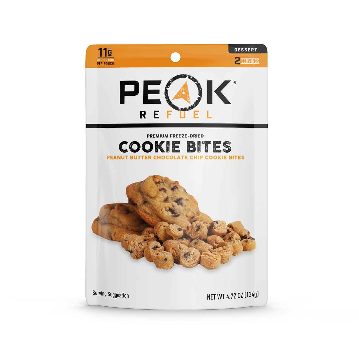 Peak Refuel Chocolate Chip Peanut Butter Cookie Dough Bite Freeze Dried Meal