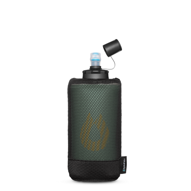 Hydrapak Packflask Kit 750ml, Sage Green Golden yellow