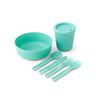 Sea To Summit Passage Dinnerware Set 1 Person 6piece Aquasea Blue Aquasea blue