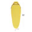 Sea To Summit Reactor Sleeping Bag Liner Standard Sulphur Yellow Sulphur yellow