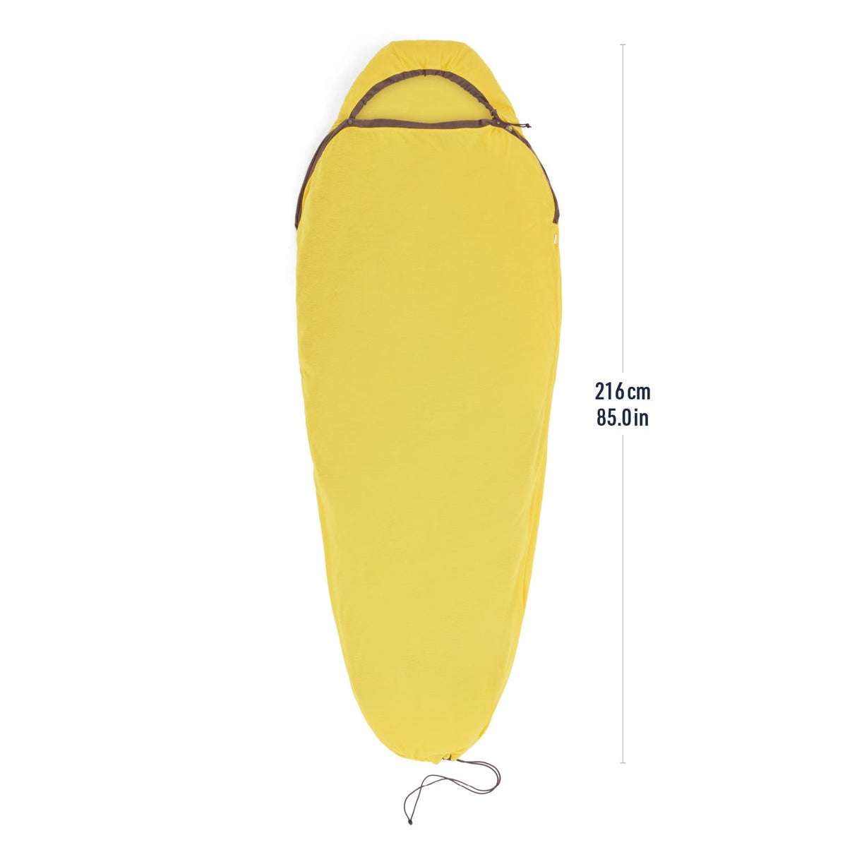 Sea To Summit Reactor Sleeping Bag Liner Standard Sulphur Yellow Sulphur yellow