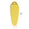 Sea To Summit Reactor Sleeping Bag Liner Standard Sulphur Yellow Sulphur yellow