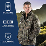 Gobi Heat Men's Sahara Heated Hunting Jacket - Mossy Oak Camo