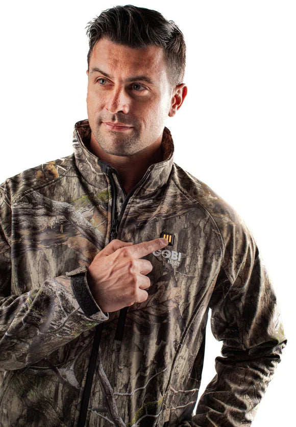 Gobi Heat Men's Sahara Heated Hunting Jacket - Mossy Oak Camo