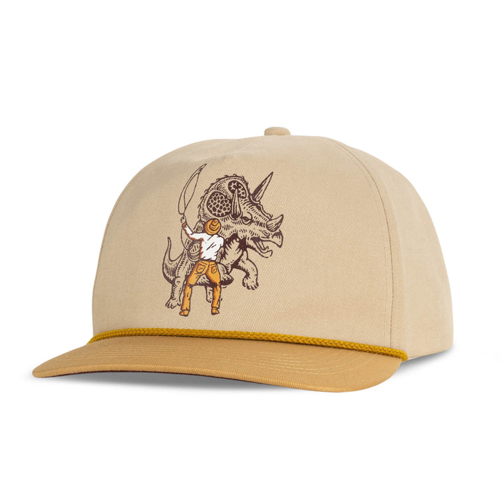 Sendero Provisions Triceratops Hat - Cream / Gold Cream / Gold