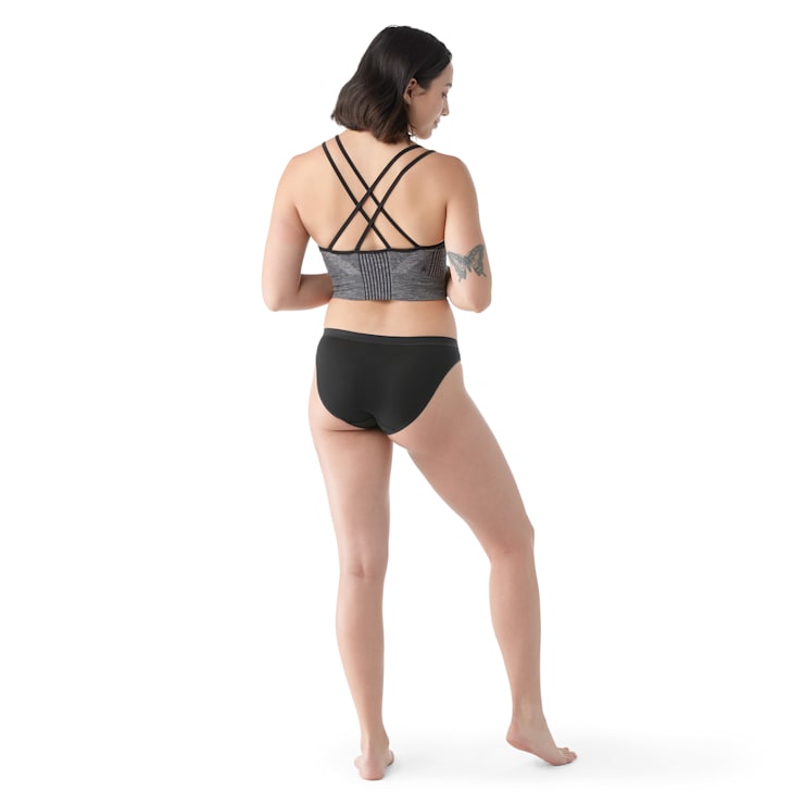 Smartwool Womens Merino Bikini Boxed Black