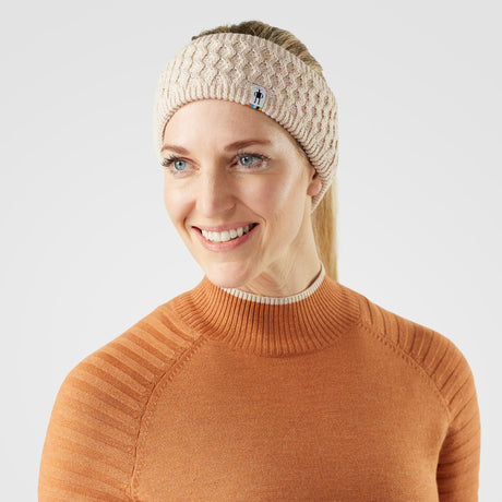 Smartwool Fleece Lined Headband Almond donegal