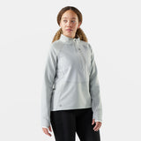 Smartwool Womens Active Fleece Wind 1/2 Zip torm gray / S