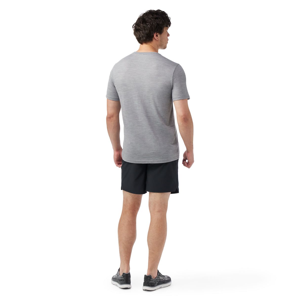 Smartwool Mens Active Short Sleeve Light gray heather