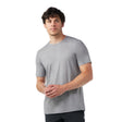 Smartwool Mens Active Short Sleeve Light gray heather