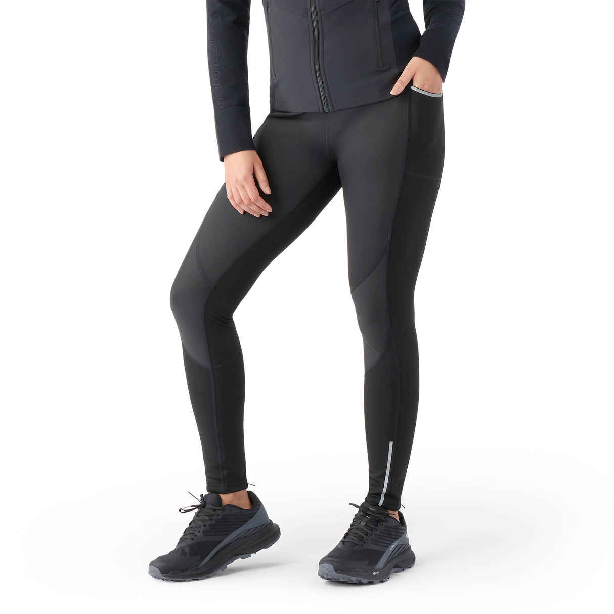 Smartwool Womens Active Fleece Wind Tight Black