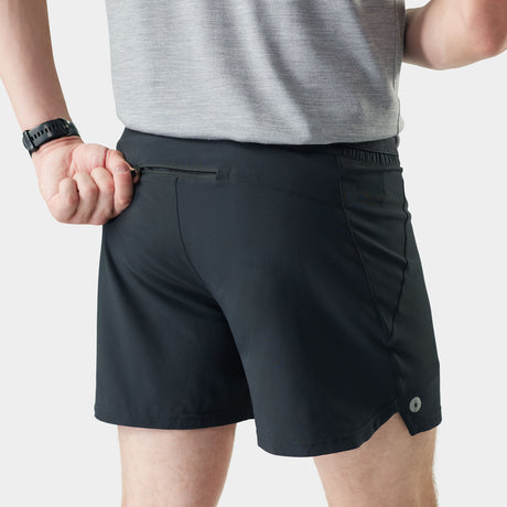 Smartwool Mens Active Lined 5in Short Black