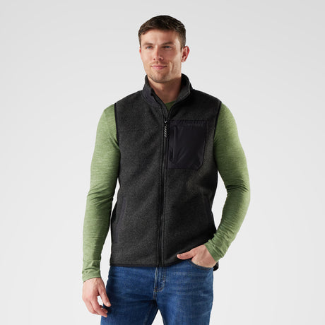 Smartwool Mens Second Cut Fleece Vest Charcoal