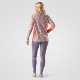 Smartwool Womens Classic Thermal Merino Mock Neck Coral reef floral