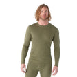 Smartwool Men's Classic Thermal Merino Base Layer Crew Winter moss heather