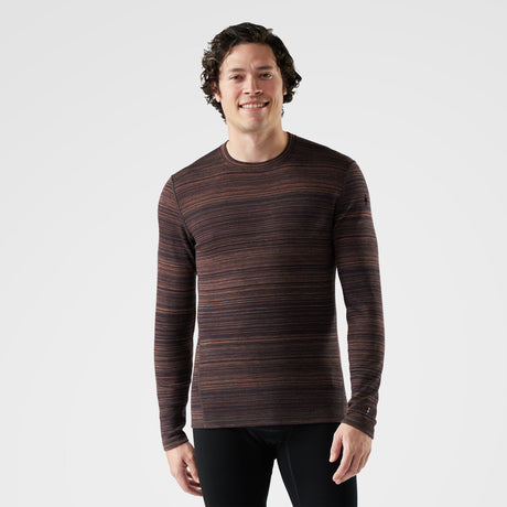 Smartwool Mens Classic Thermal Merino Base Layer Crew Mink color shift