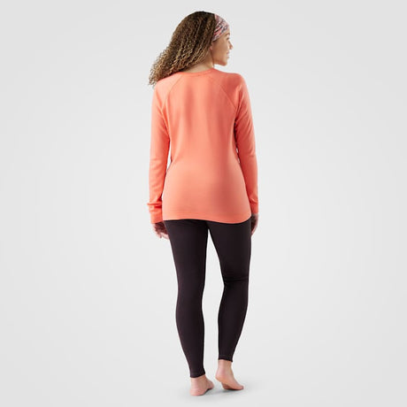 Smartwool Womens Classic Thermal Merino Base Layer Crew Coral reef