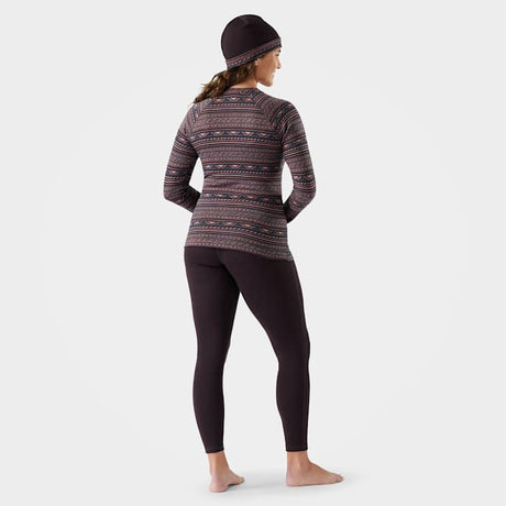 Smartwool Womens Classic Thermal Merino Base Layer Crew Coral reef sumt sol