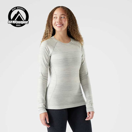 Smartwool Womens Classic Thermal Merino Base Layer Crew Lt gry color shift