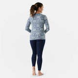 Smartwool Womens Classic Thermal Merino Base Layer Crew Nghtfal deco floral
