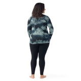 Smartwool Womens Classic Thermal Merino Base Layer Crew Plus Lt gry color shift