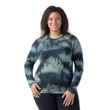 Smartwool Womens Classic Thermal Merino Base Layer Crew Plus Charcoal heather