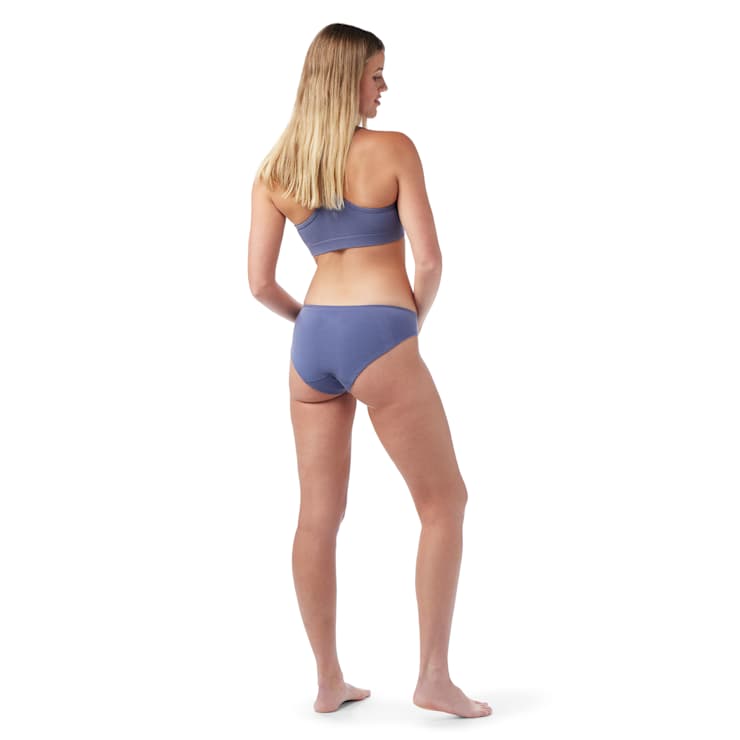 Smartwool Womens Intraknit Bikini Boxed Nightfall blue