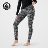 Smartwool Womens Classic Thermal Merino Base Layer Bottom Black deco floral