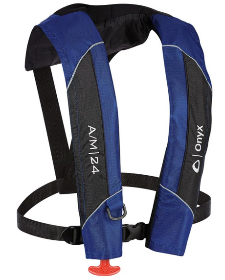 Onyx A/M-24 Automatic/inflatable Life Jacket (PFD) - Blue