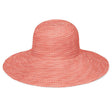 Wallaroo Hat Company Women's Scrunchie Hat Coral/White Dots