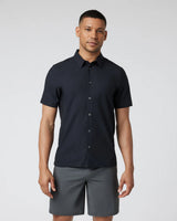 Vuori Short Sleeve Manhattan Button Down - Black