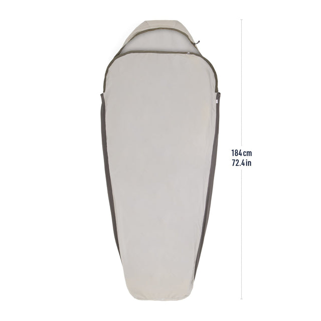 Sea To Summit Silk Blend Sleeping Bag Liner Standard Moonstruck Grey Moonstruck grey