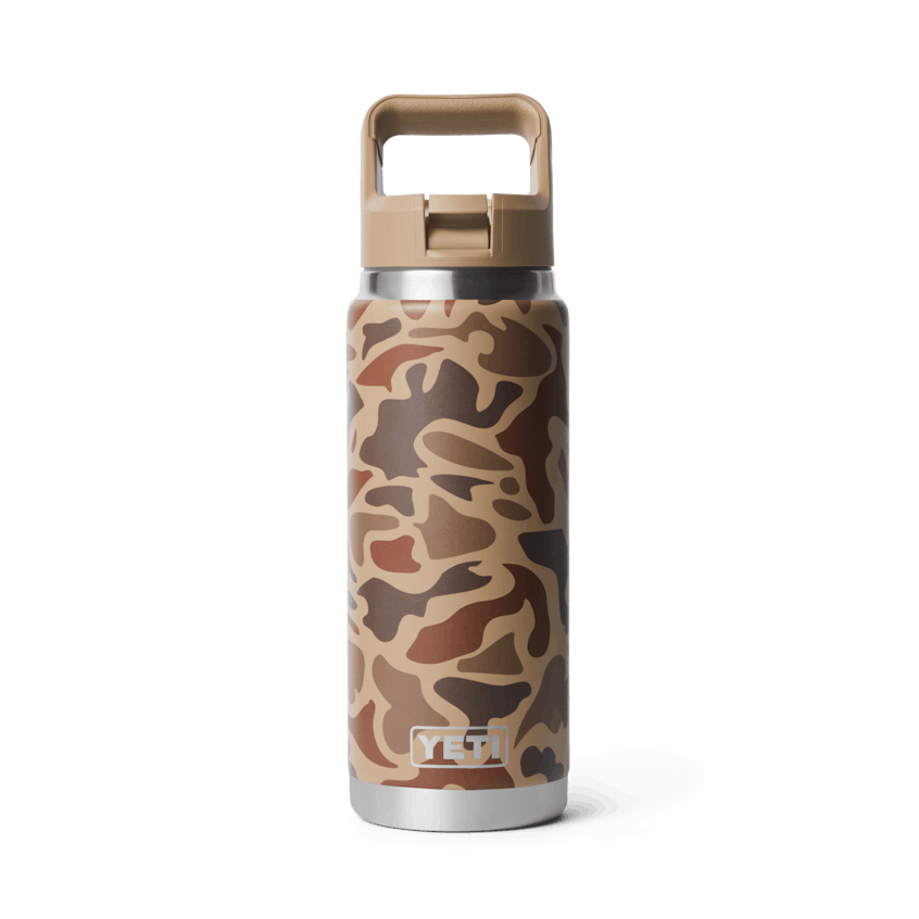 Yeti Rambler Straw Bottle Wetlands Camo 26oz Wetlands camo