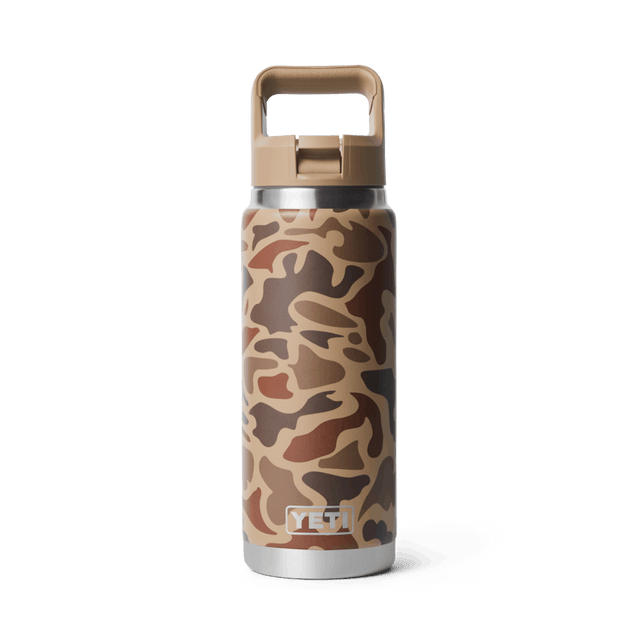 Yeti Rambler Straw Bottle Wetlands Camo 26oz Wetlands camo
