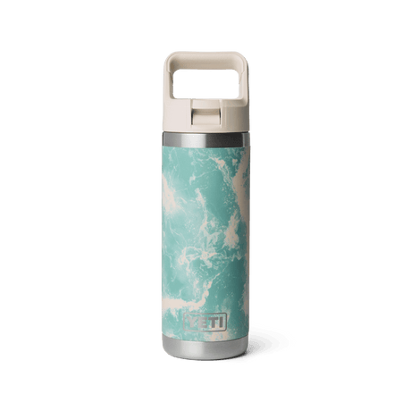 Yeti Rambler C Straw Bottle 18oz, Sea View Sea foam