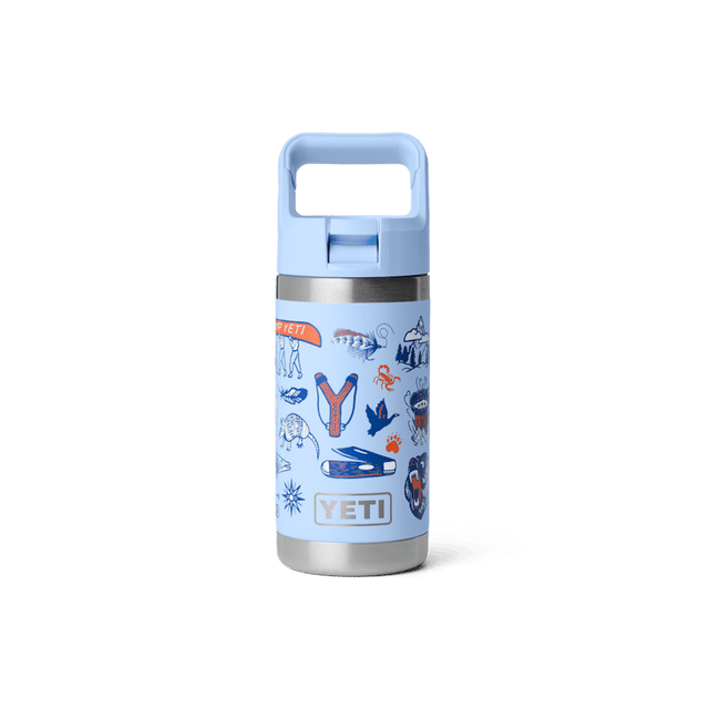 Yeti Rambler Jr Kids Bottle 12oz, Big Sky/summer Camp Big sky/smmr cmp
