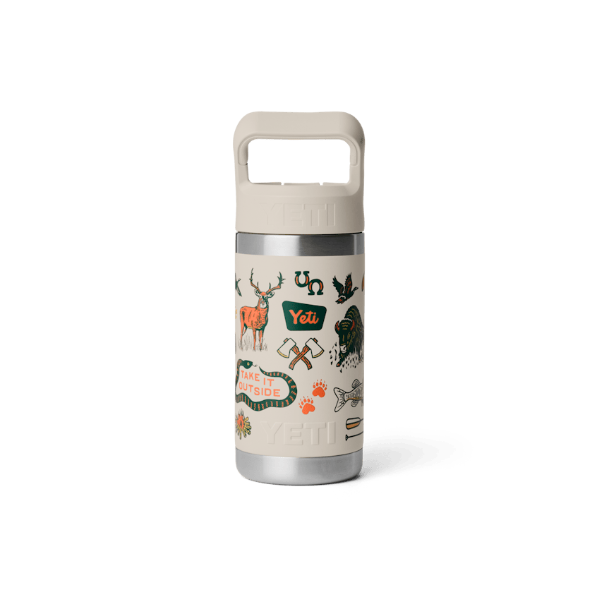 Yeti Rambler Jr Kids Bottle 12oz, Cape/summer Camp Cape/smmr cmp